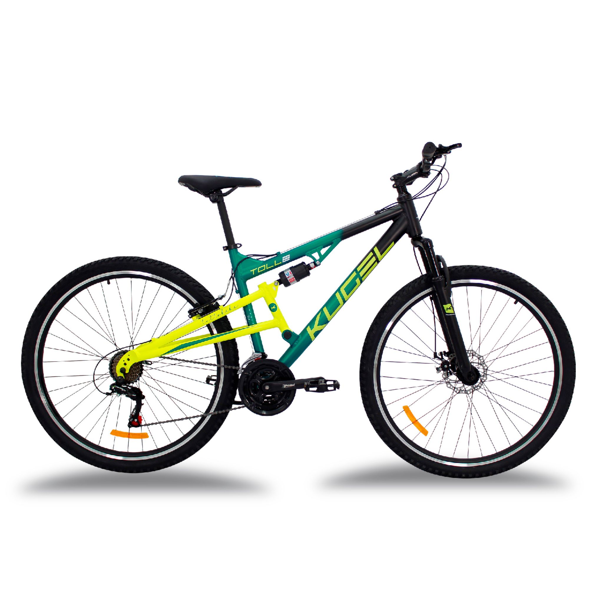 Bicicleta De Mountain Bike Doble Suspensión Kugel Toll R29 Verde