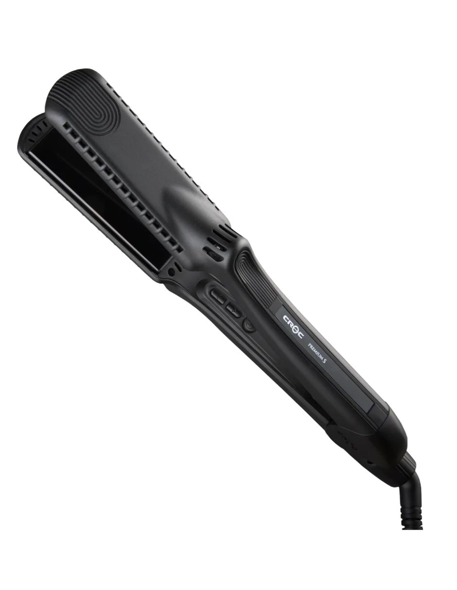 Plancha De Cabello Premium Infrared Croc Negra