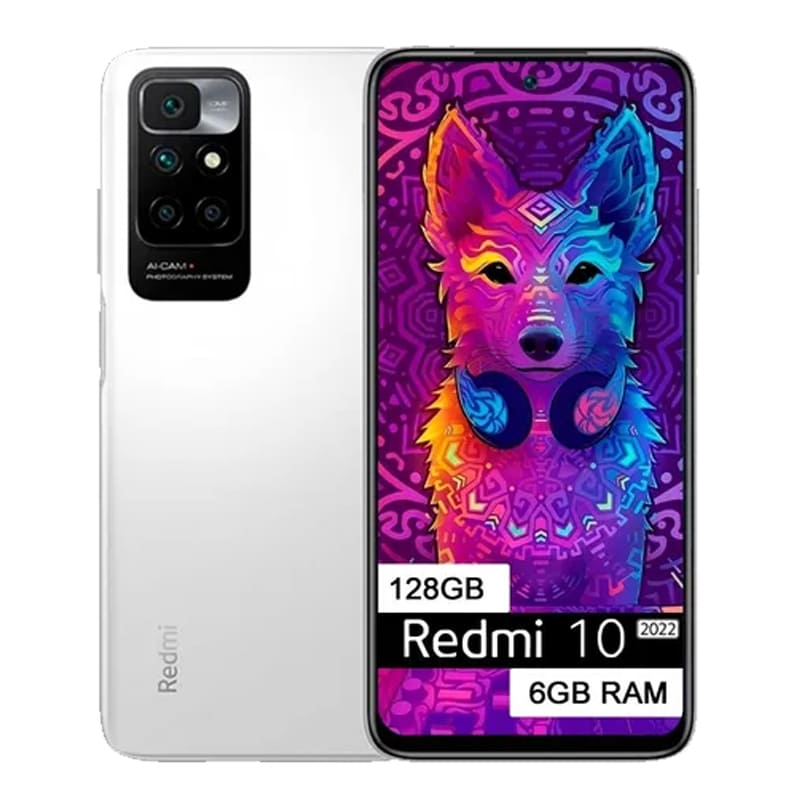 Celular Xiaomi Redmi 10 Ram 6GB Almacenamiento 128GB - Blanco