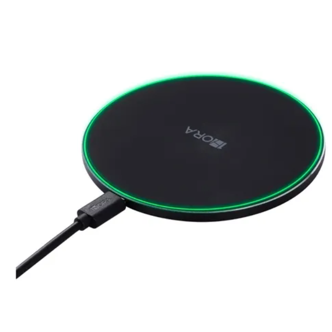 Cargador Inalámbrico + Clavija 3.0A  Base  Redonda 