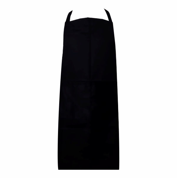 Mandil delantal negro homero gas gabardina 100% algodón