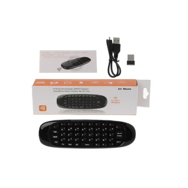 Control Remoto Air Mouse con Teclado 