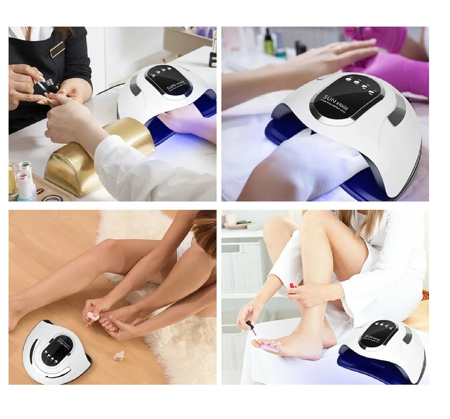 Lampara Para Uñas Uv Gelish Secadora Para Manicura Led