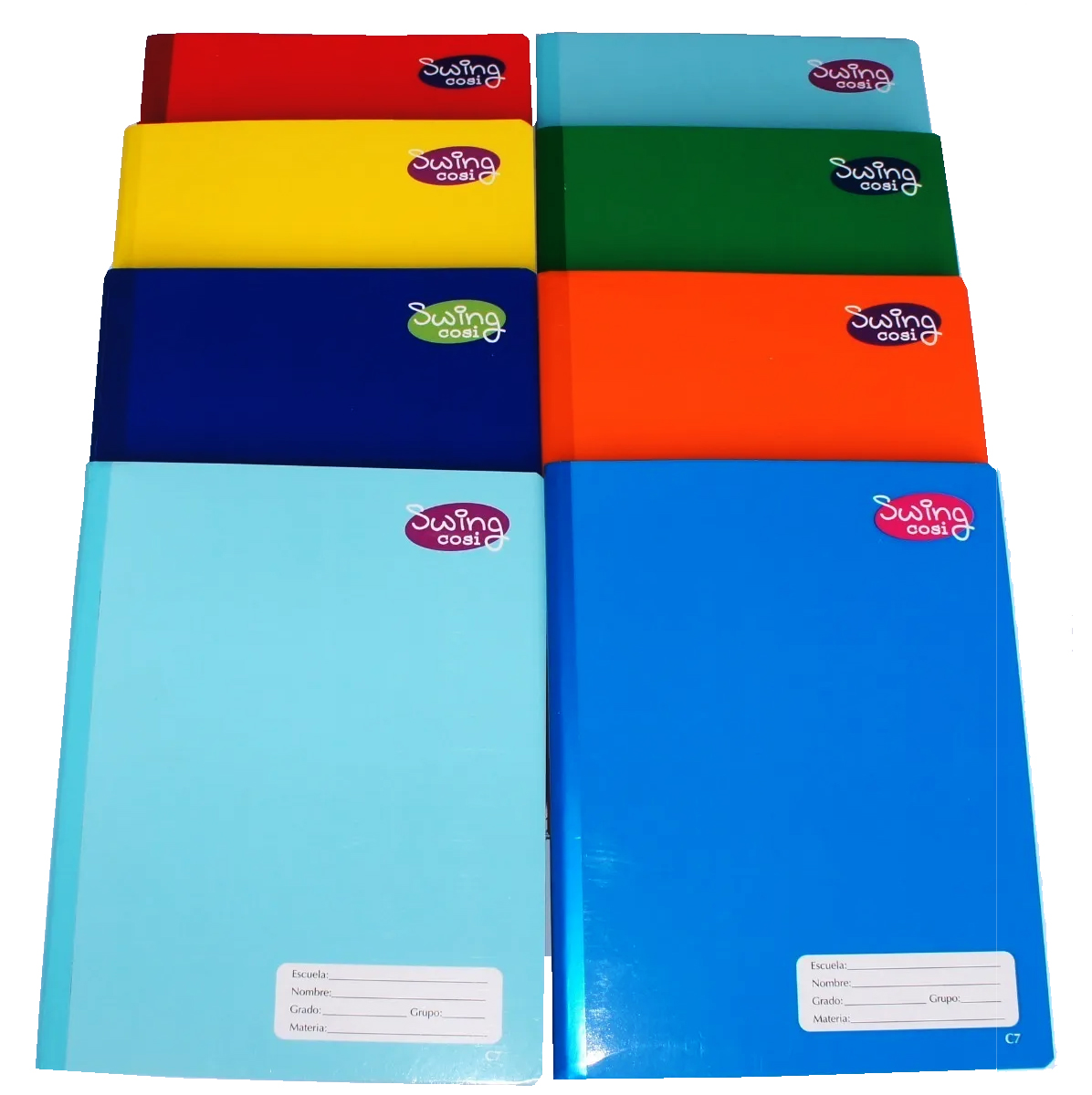 Libreta Cosida Cuaderno Cosido 100 Hojas Profesional 5 Pzas Rayas