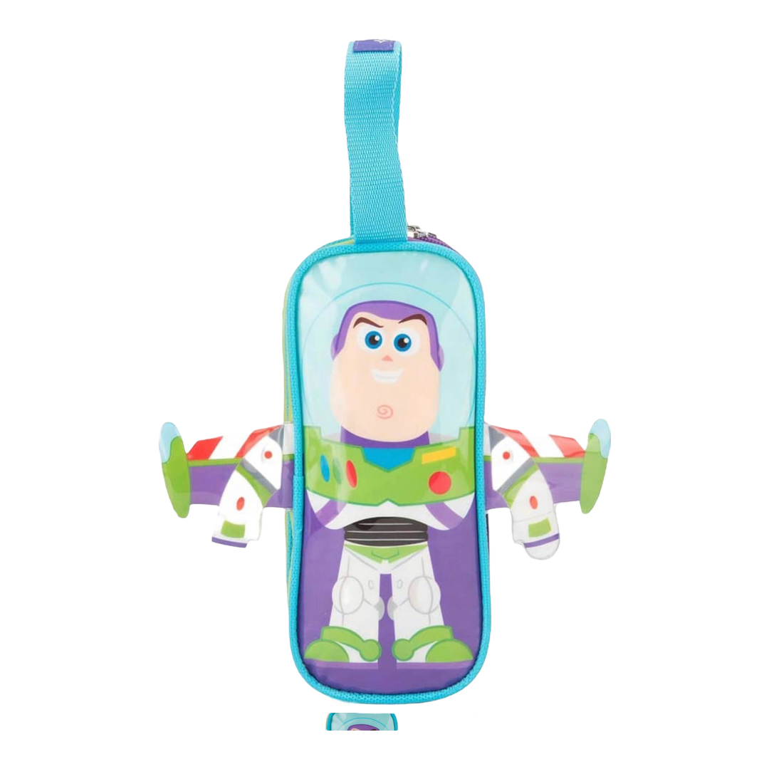 Lapicera 3 Compartimentos Buzz Lightyear Con Alas 22x10x8 Cm