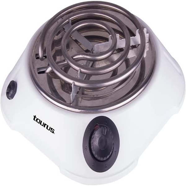 Parrilla eléctrica Taurus ALPHA 1 Quemador Blanca