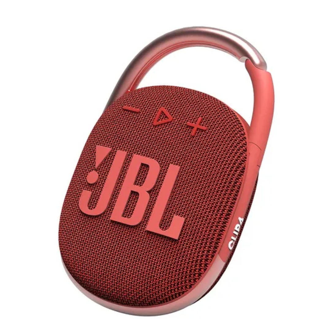 Bocina JBL Clip 4 portátil con bluetooth red