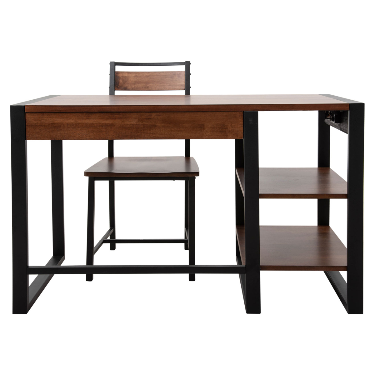 Escritorio Apollo de Madera color Café con Silla