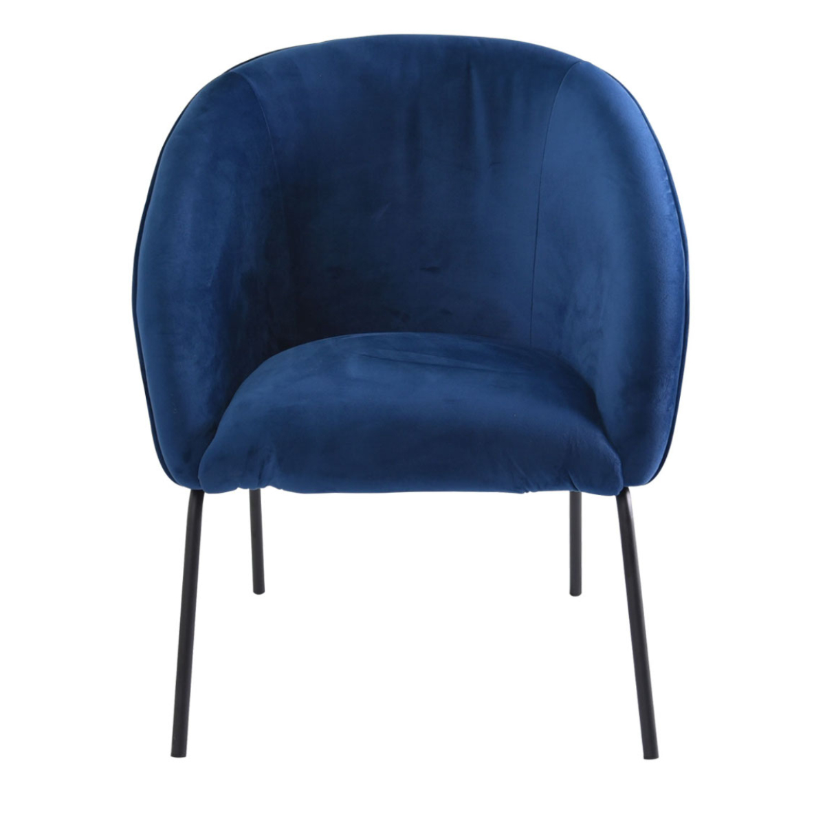 Sillón individual Lola Tela color Azul