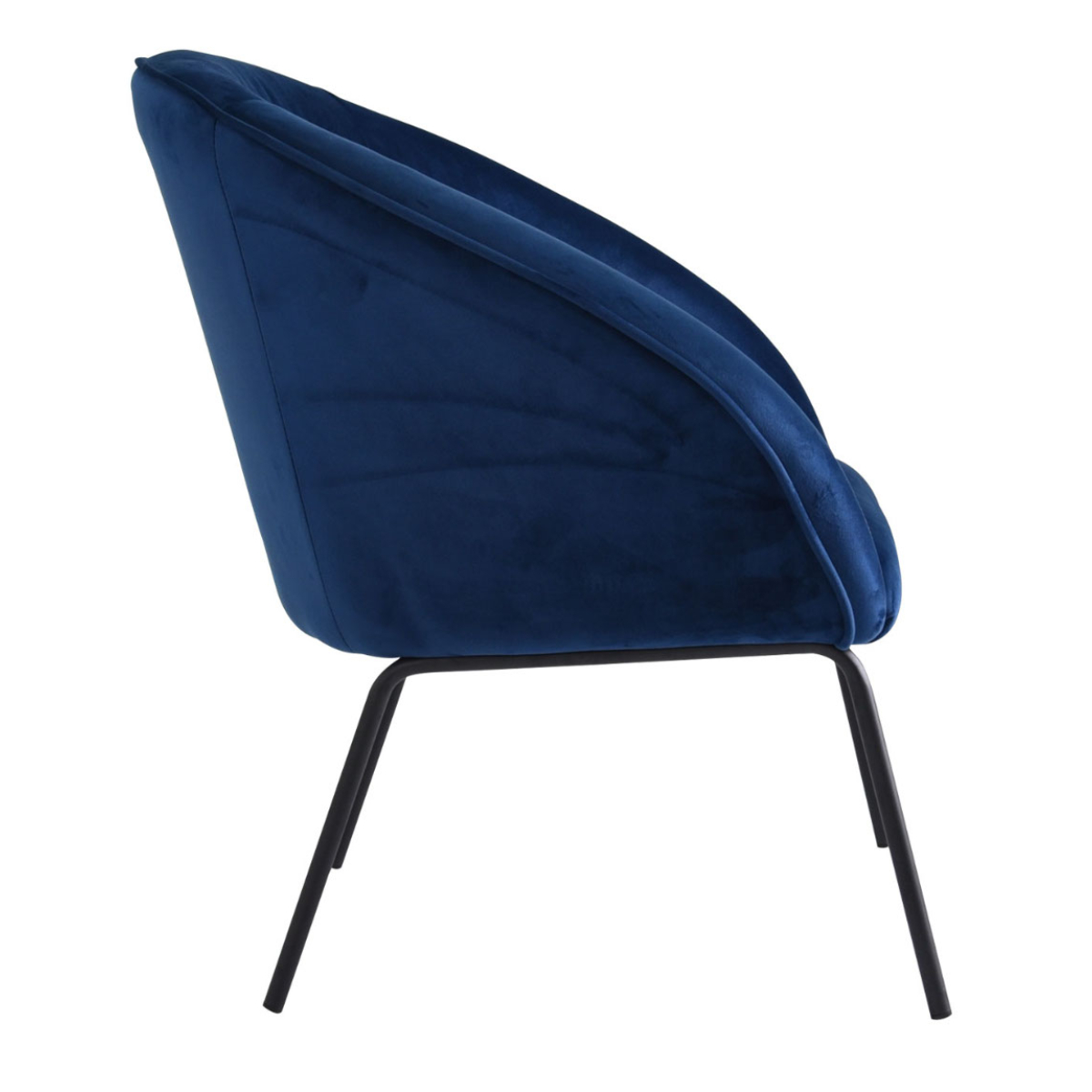 Sillón individual Lola Tela color Azul