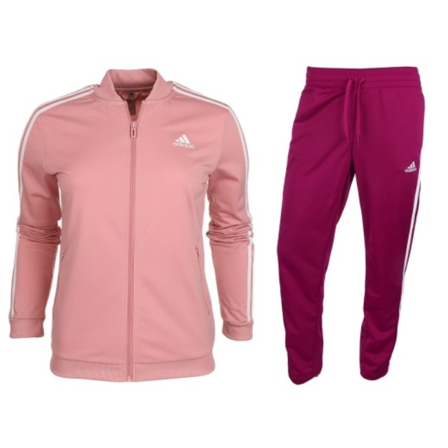 CONJUNTO DEPORTIVO W 3S TR TS PARA DAMA ROSA/VINO HD4301 ORIGINAL