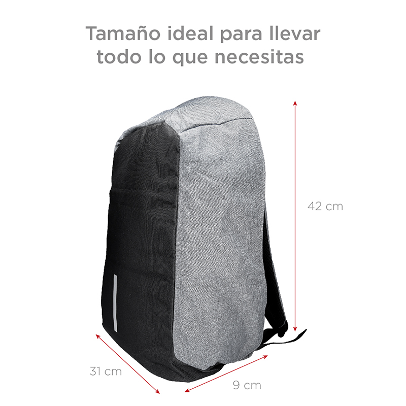 Mochila Antirrobo Impermeable para Hombre y Mujer con Espacio Para Laptop.