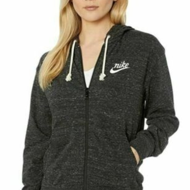 SUDADERA NIKE DE MUJER GRIS CJ1694-010 ORIGINAL
