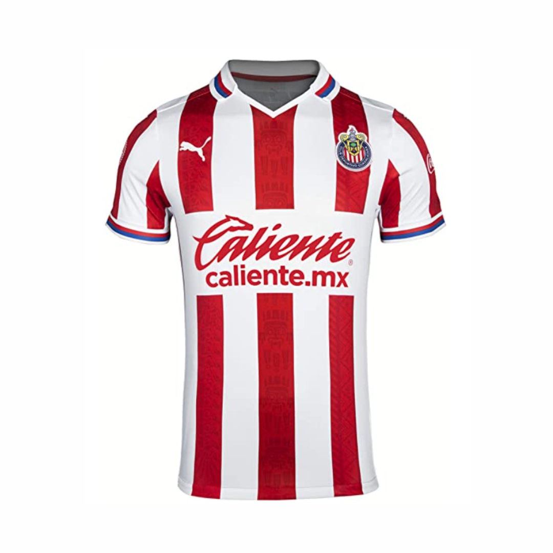 Puma Jersey Club Guadalajara Chivas Local 20-21 Rojo Blanco Caballero 76304801