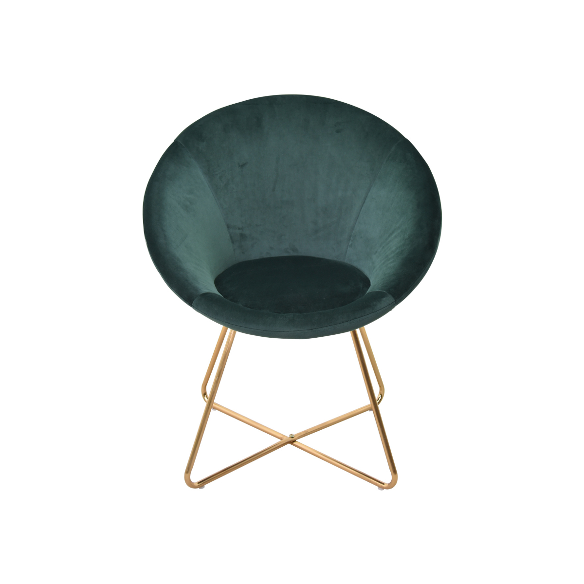 Sillón Individual Campari de Tela color Verde