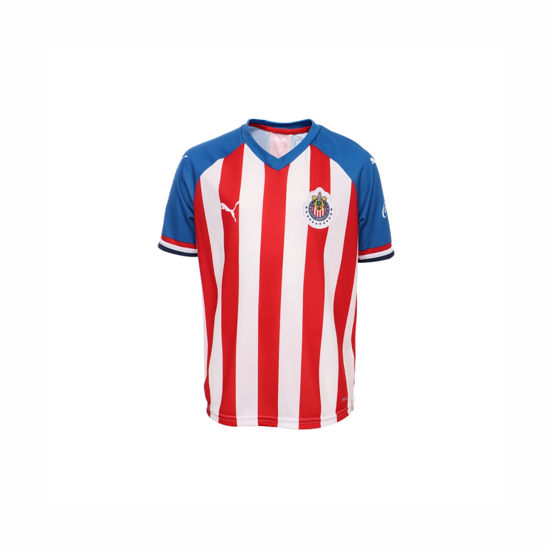 Puma Jersey Club Guadalajara Chivas Local Rojo Blanco Infantil 76293001