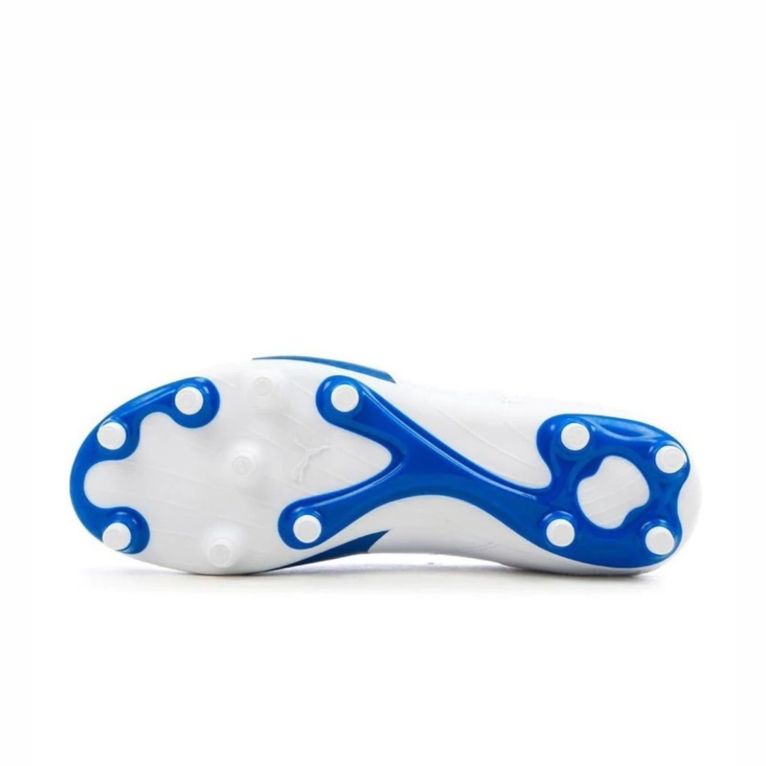 Puma Low Boot Blanco Azul Taquete De Futbol Infantil 10420502