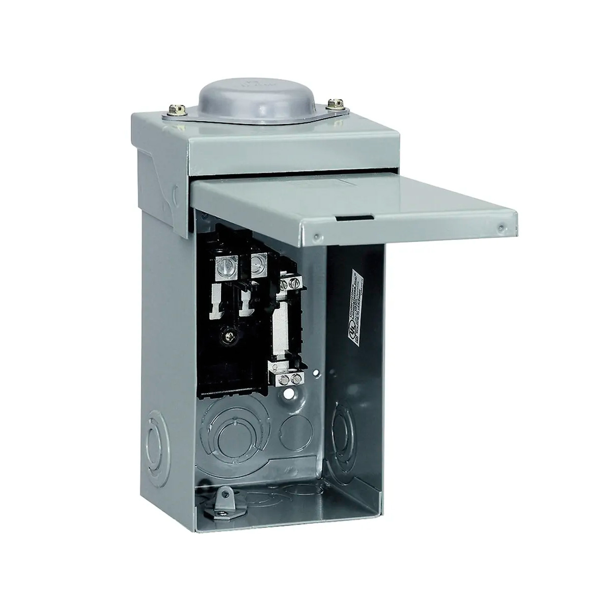 Centro de carga QO, Zapatas principales 40  A, 1F. 3H, 2SP Nema 3R