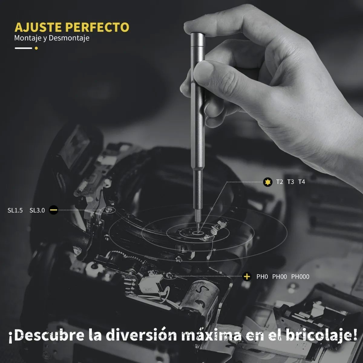 Juego De Desarmadores Kit Herramientas Limpieza Pc Cámara