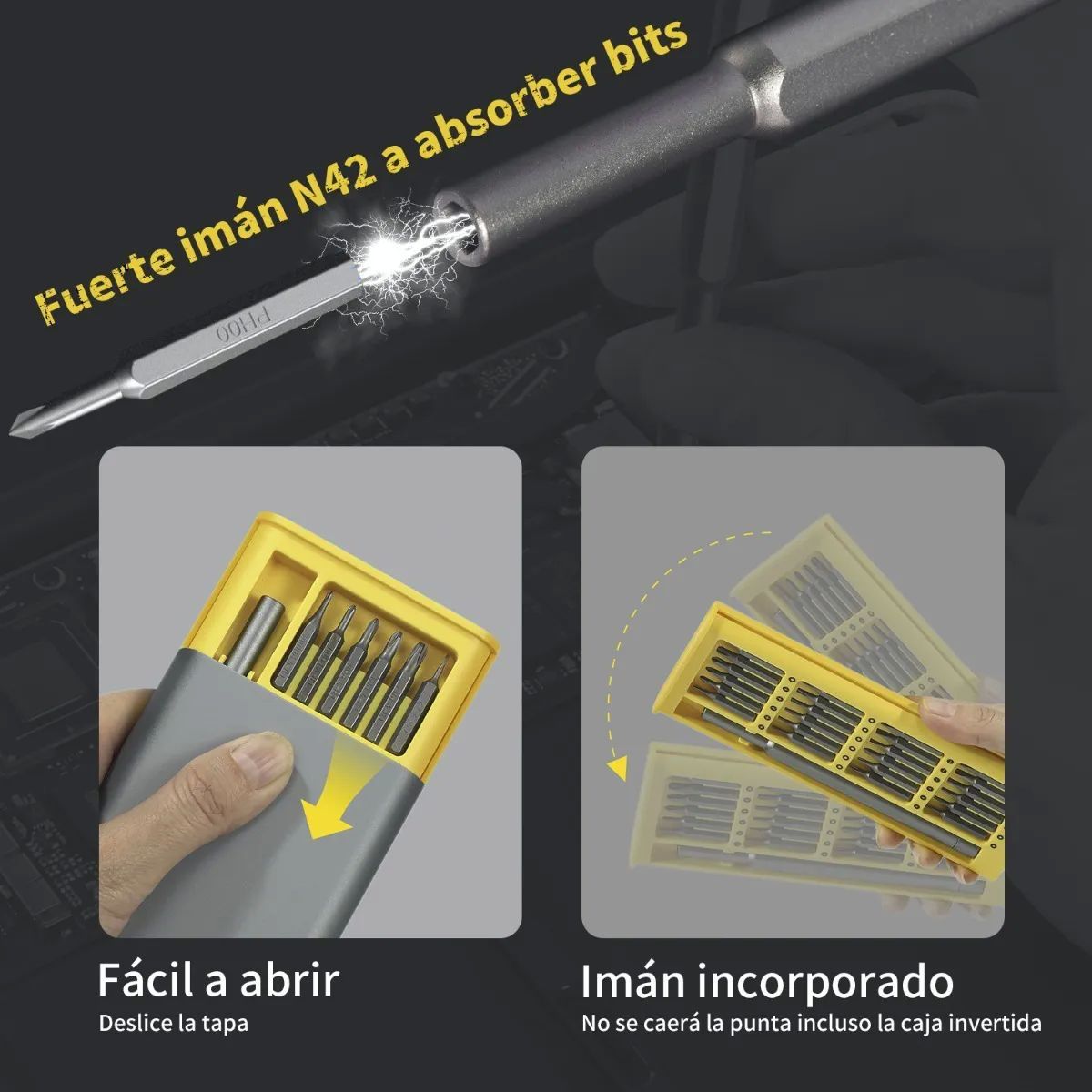 Juego De Desarmadores Kit Herramientas Limpieza Pc Cámara