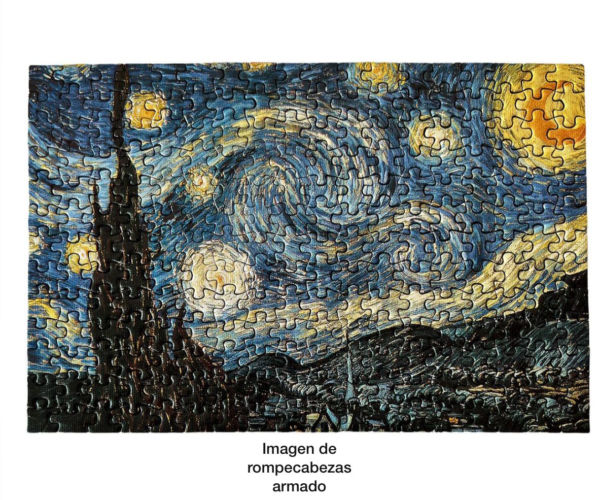 Mini Rompecabezas De Van Gogh La Noche Estrellada 234 Piezas