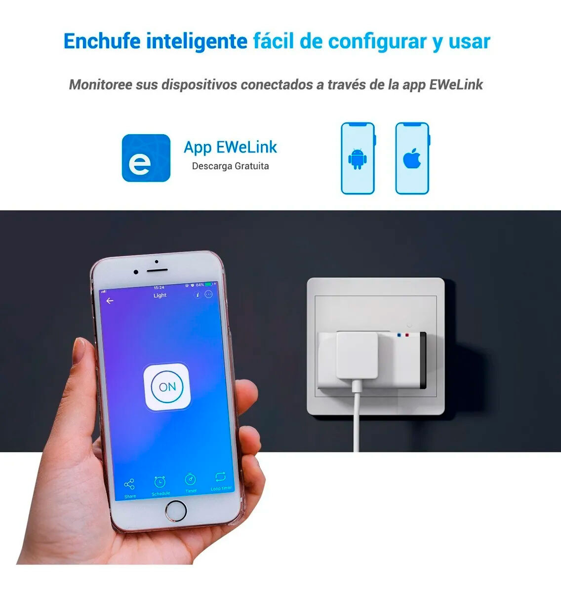 Contacto Inteligente On/off Sonoff S31 Medidor De Consumo Alexa/Google