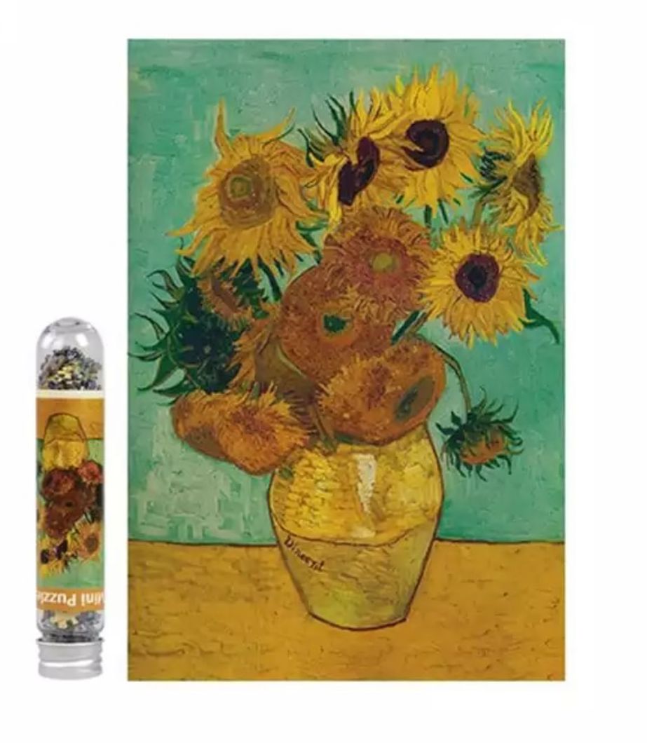 Mini Rompecabezas De Van Gogh Los Girasoles  234 Piezas