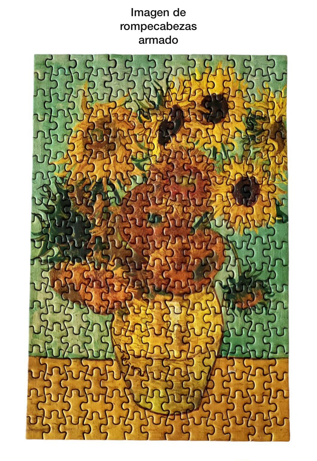 Mini Rompecabezas De Van Gogh Los Girasoles  234 Piezas
