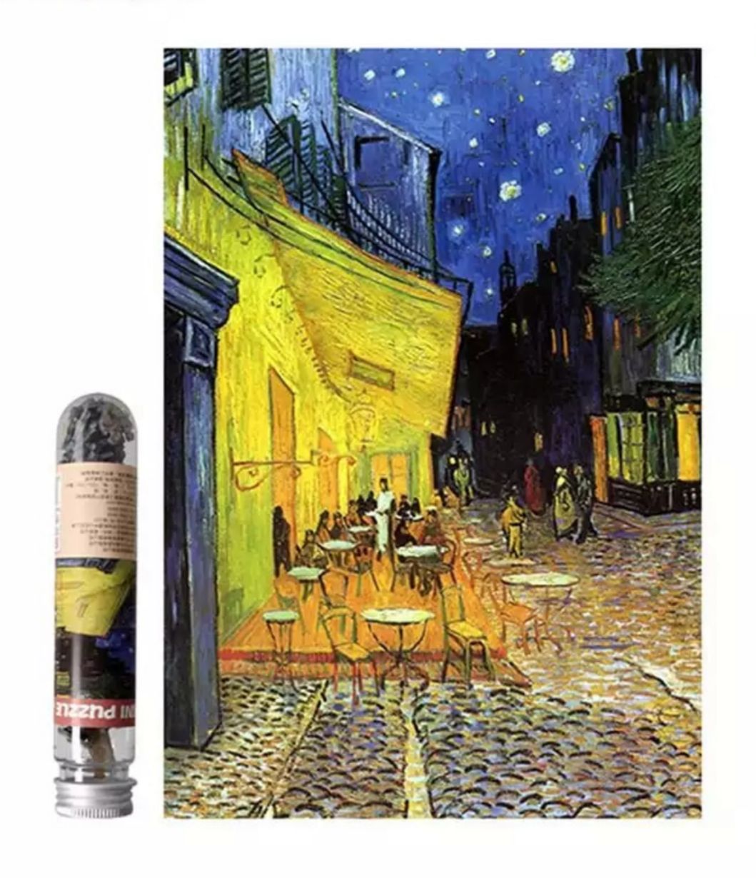 Mini Rompecabezas De Van Gogh Terraza De Café 150 Piezas