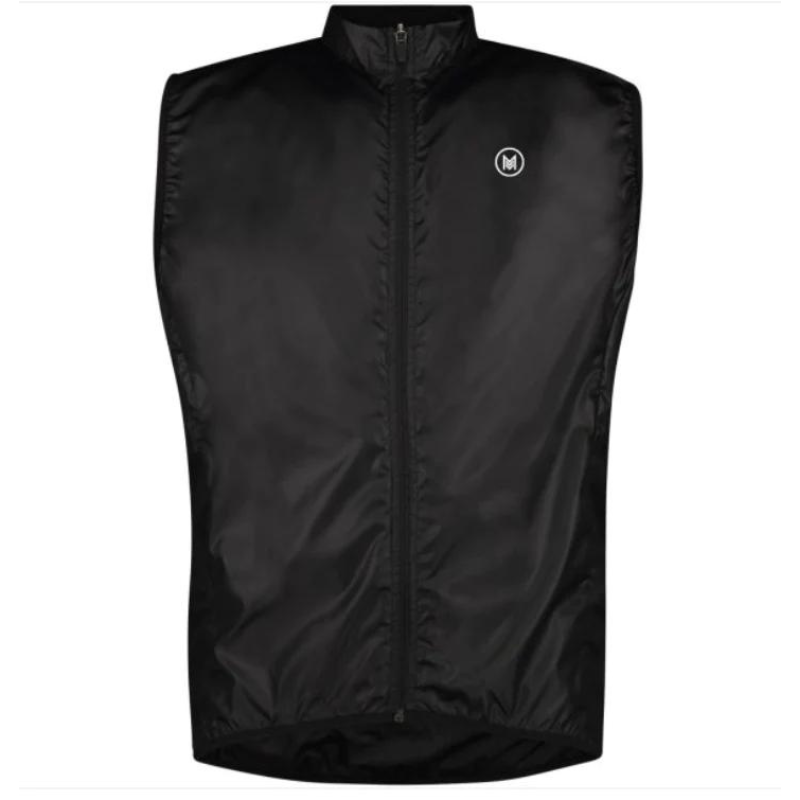 Chaleco Rompevientos Impermeable Ultraligero Movva Falcon Windbreaker Vest para Caballero Color Negro