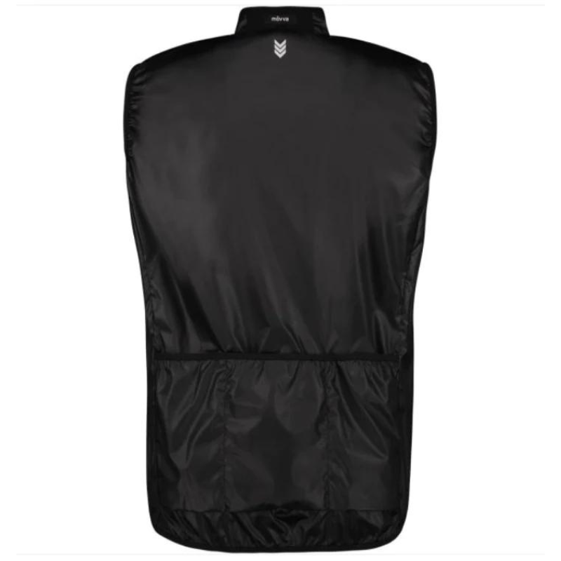 Chaleco Rompevientos Impermeable Ultraligero Movva Falcon Windbreaker Vest para Caballero Color Negro