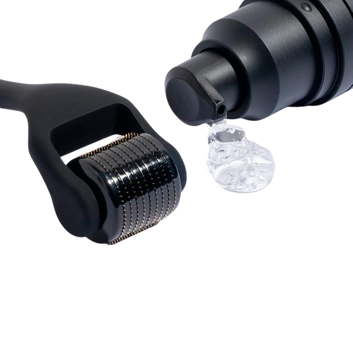 Kit Crecimiento de Barba Serum Biotina + Dermaroller + Sanitizante + Peine