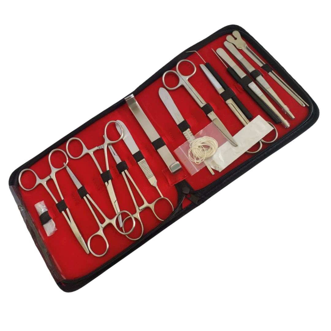 Estuche de disección, 20 piezas, Hergom