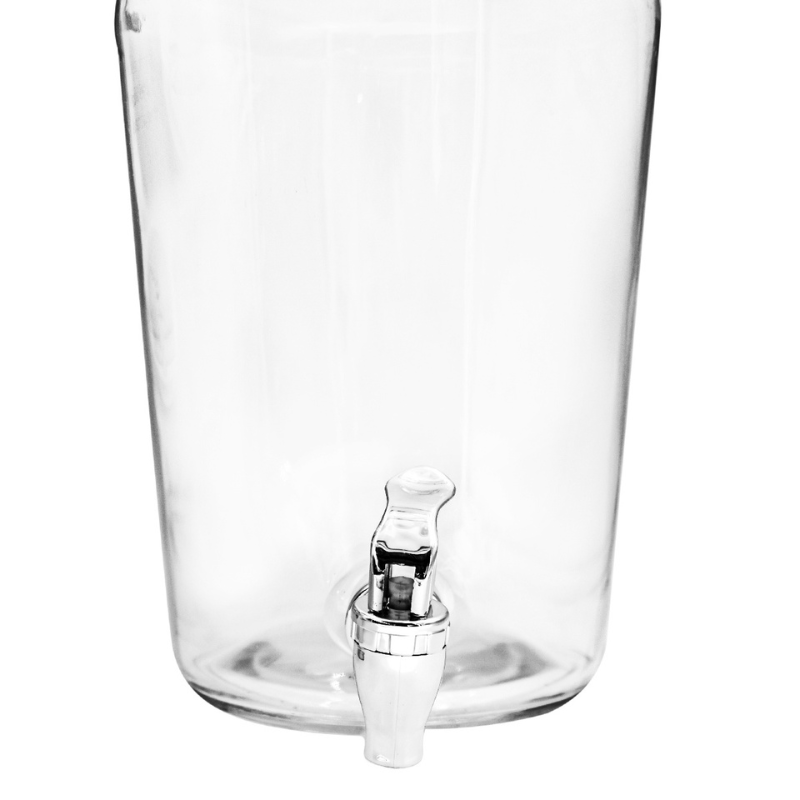 Top Choice 2415-3926 Dispensador Bebidas Vitrolero Garrafon Mason Jar Vidrio 4l