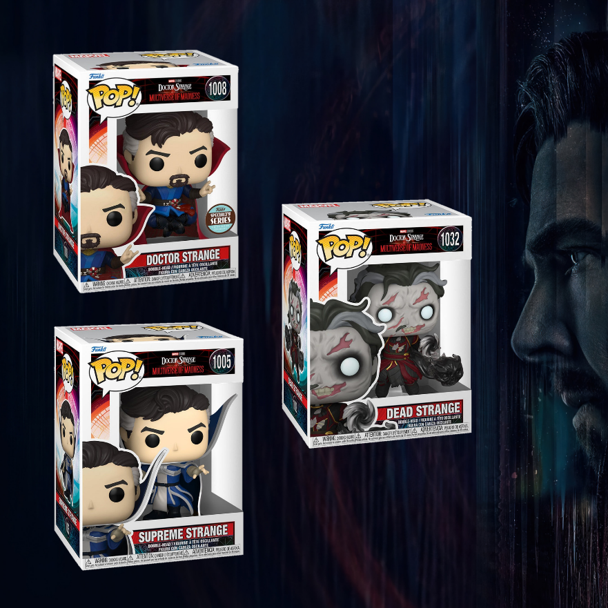 Paquete 3 Funko Pop! Doctor Strange, Supreme, Dead Strege 1005 1008 1032