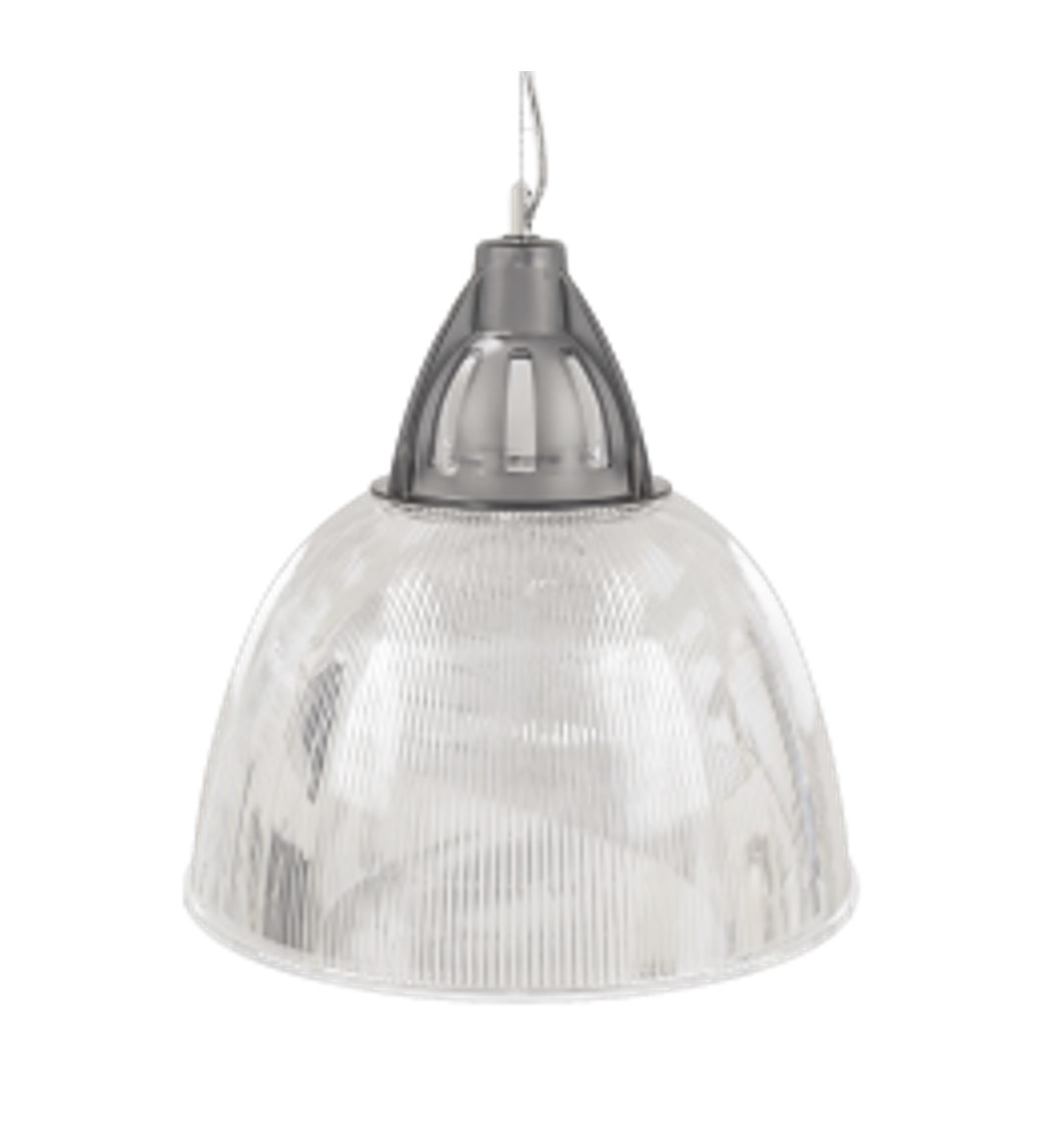 CAMPANA COLGANTE GRIS ACERO