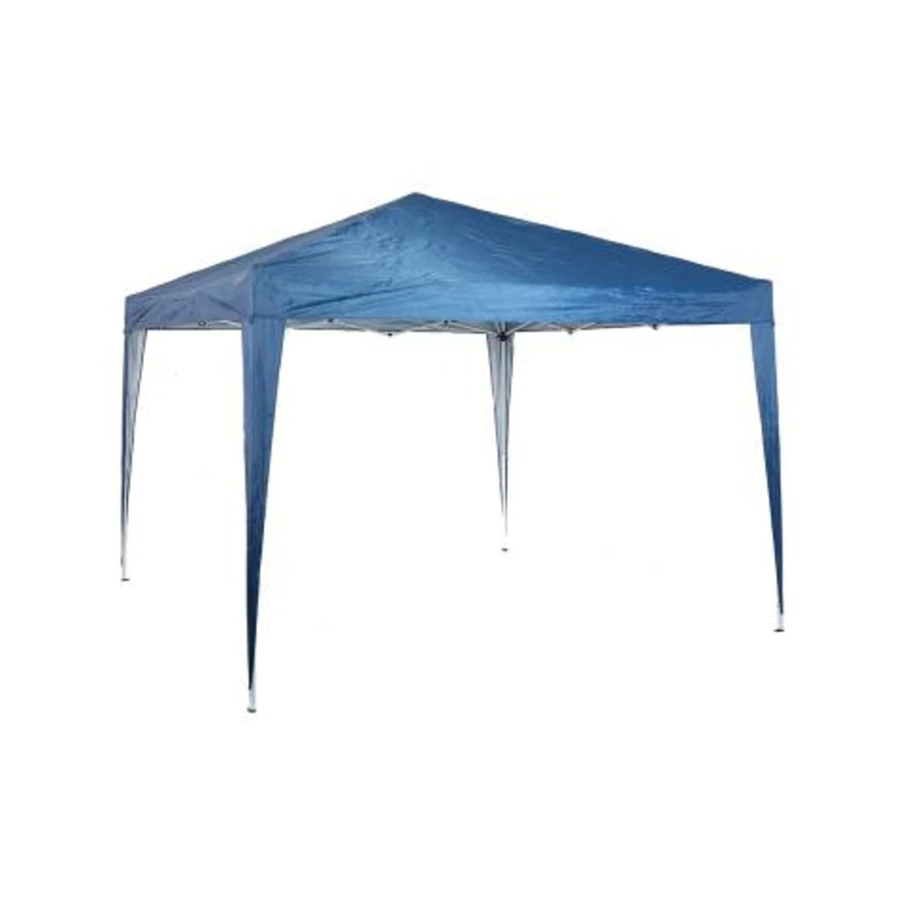 Carpa Toldo Plegable 3x3 Carpa Toldos Instantaneo Exteriores Lona Plegable Acero Lona Impermeable Jardín Casa Exterior Facil Armado Y Transporte (Azul)