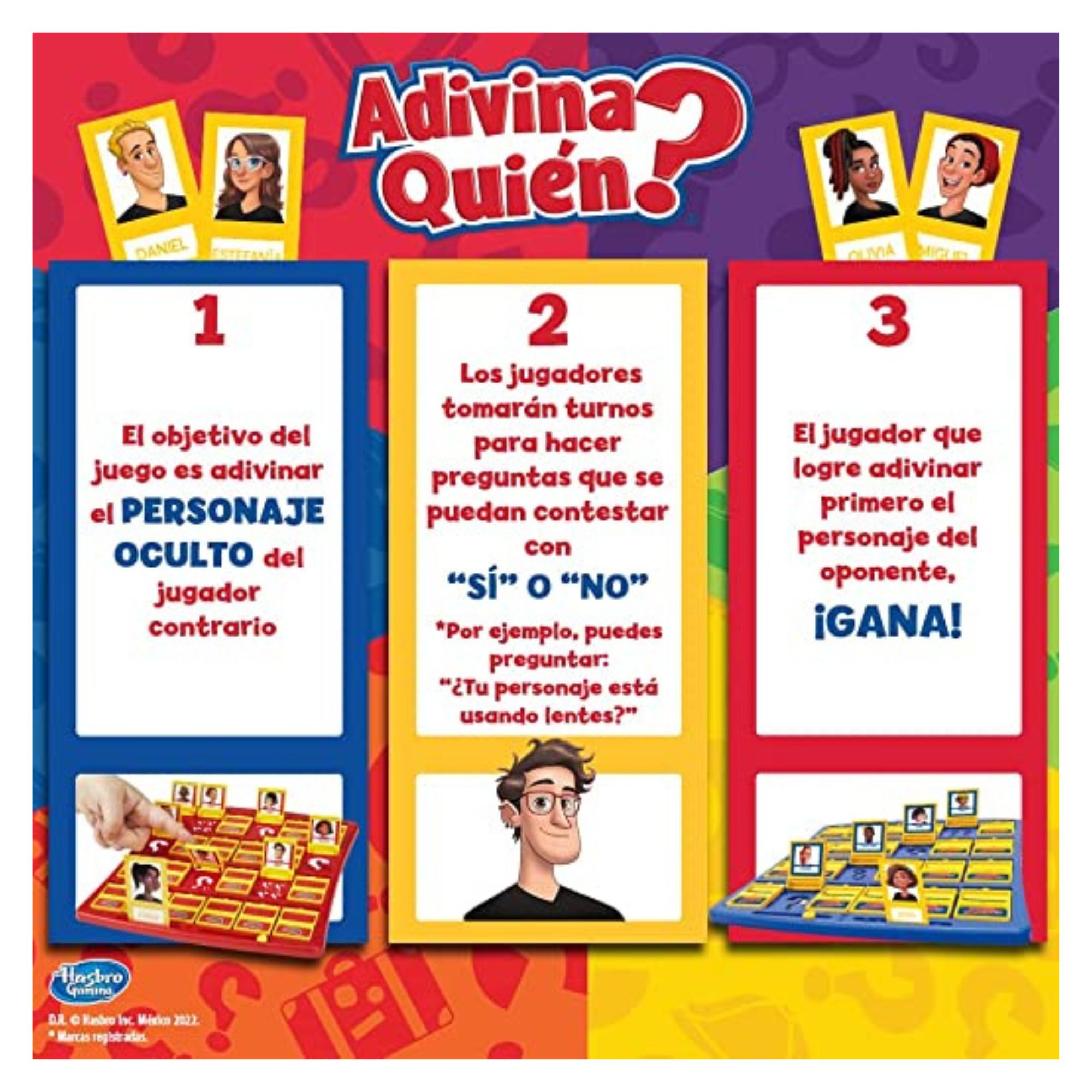 Juego De Mesa Adivina Quién?