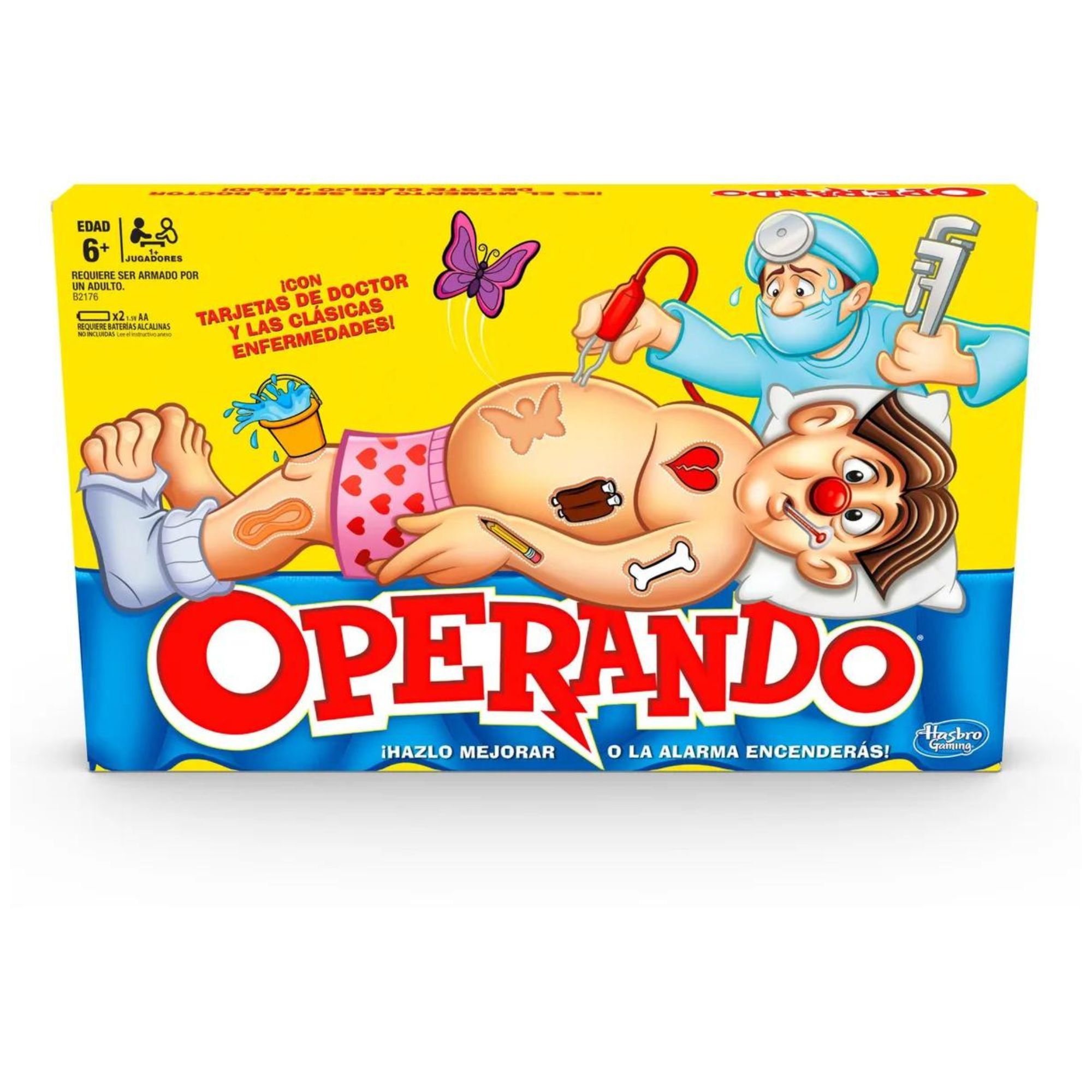 Juego De Mesa Hasbro Gaming Operando Clásico