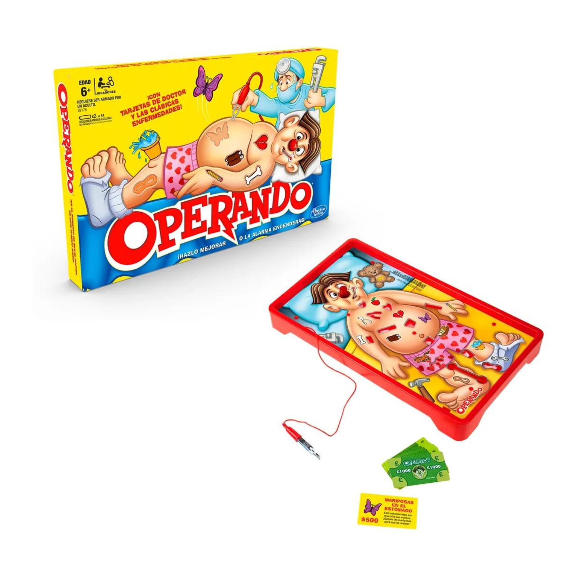 Juego De Mesa Hasbro Gaming Operando Clásico