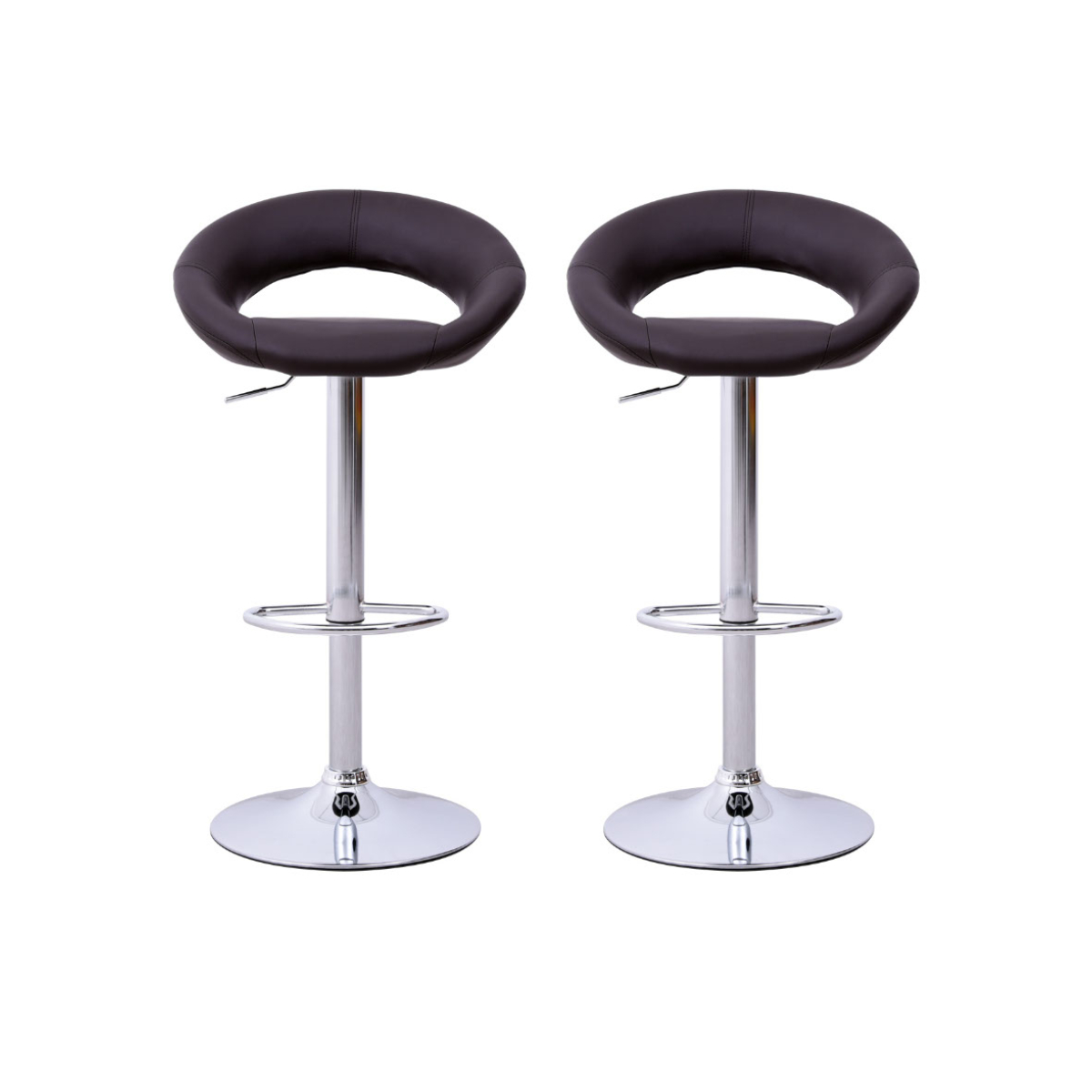 Set de 2 Bancos Martini para Barra - Tela color Brown 