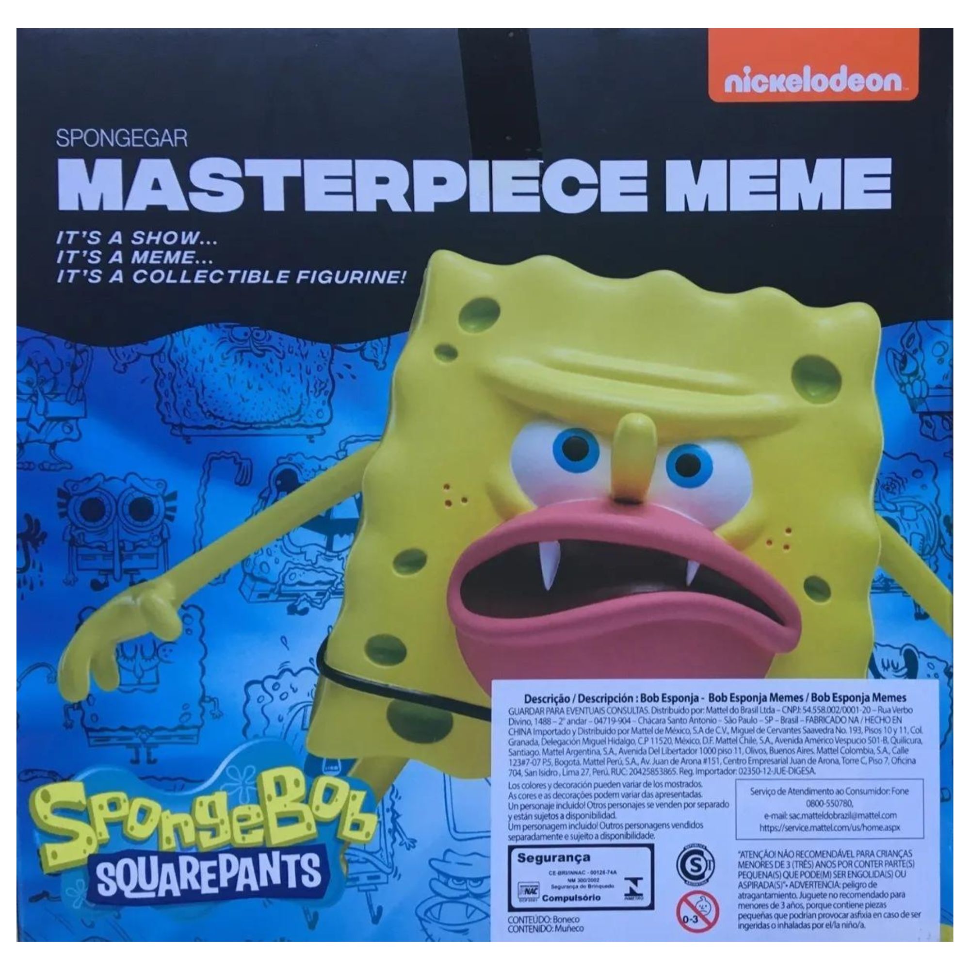 Bob Esponja Masterpiece Memes Figura Bob Esponja Cavernicola 