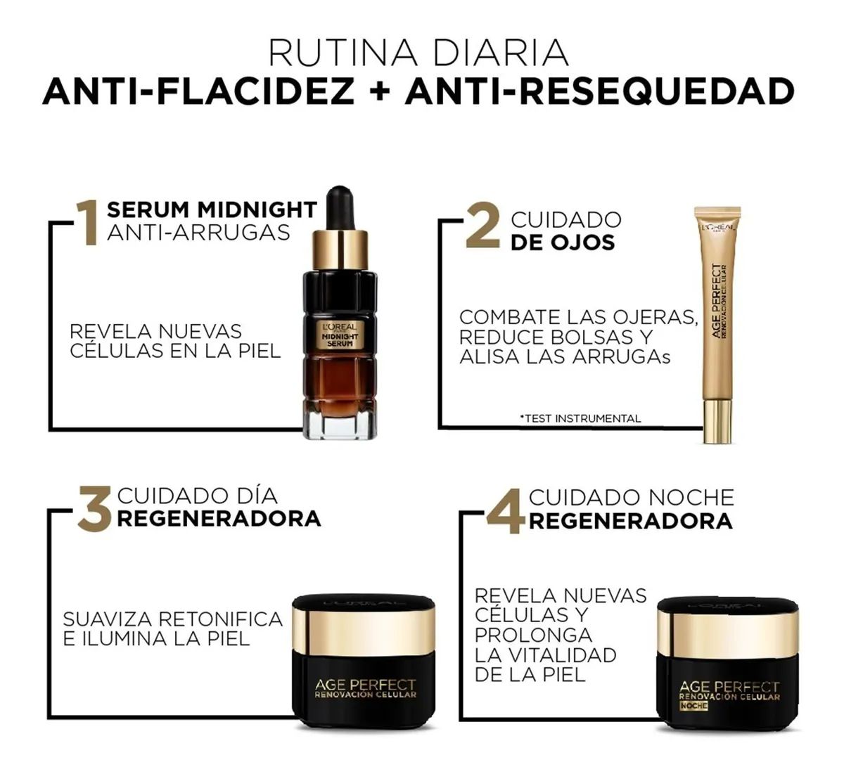 Crema Hidratante Antiarrugas Age Perfect Loreal 50ml