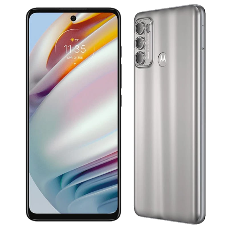 Celular Motorola Moto G60 Plateado Almacenamiento 128GB Ram 6GB Dual Sim