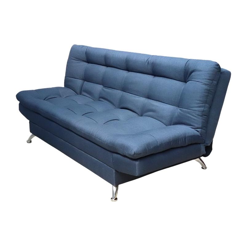 Sofá Cama Azul Moderno 3 Posiciones.