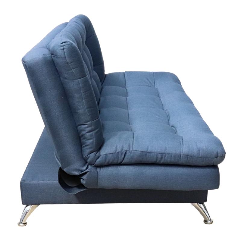 Sofá Cama Azul Moderno 3 Posiciones.