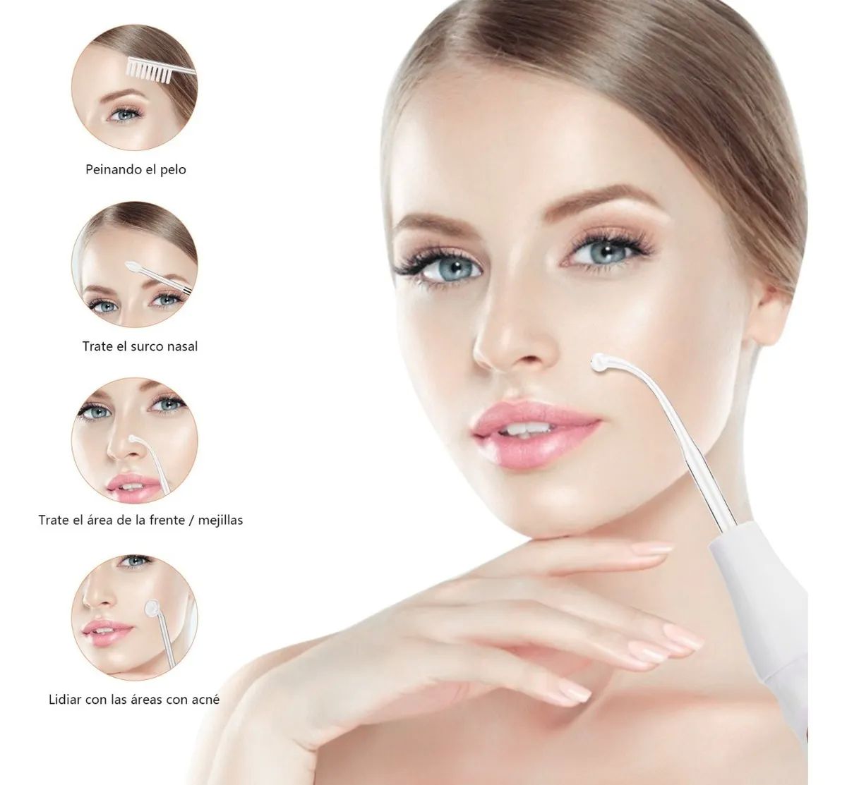 Facial Dispositivo Electroterapia Alta Frecuencia Portátil