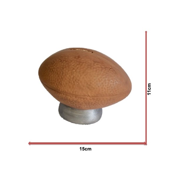 alcancia en forma de balon de futbol americano