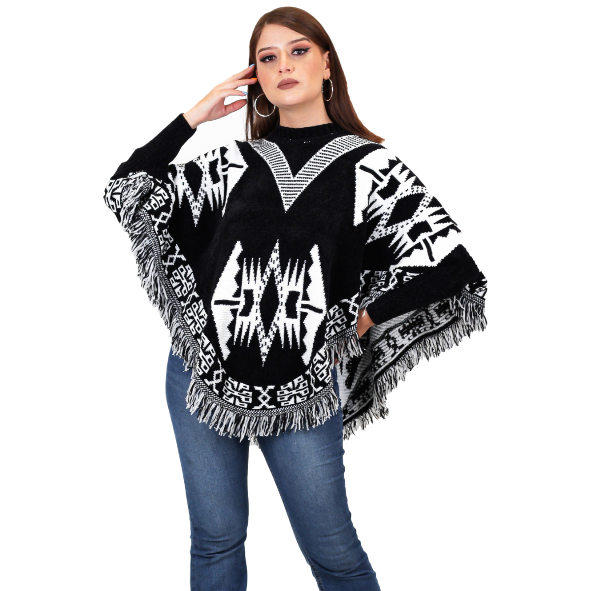 Poncho Premium negro