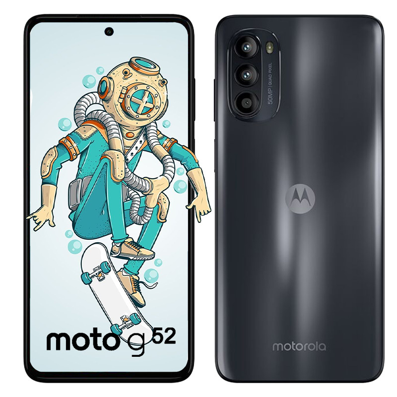 Celular Motorola Moto G52 Gris Ram 4GB Almacenamiento 128GB Dual Sim